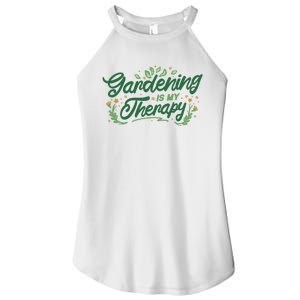 Gardening Is My Therapy Women's Perfect Tri Rocker Tank