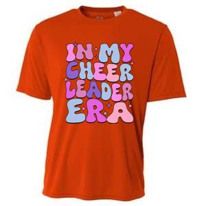 Groovy In My Cheer Coach Era Cheerleader Cheerleading Cooling Performance Crew T-Shirt