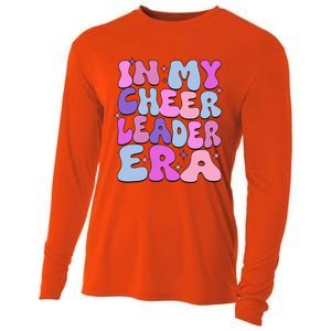 Groovy In My Cheer Coach Era Cheerleader Cheerleading Cooling Performance Long Sleeve Crew