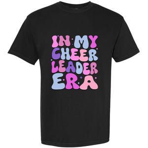 Groovy In My Cheer Coach Era Cheerleader Cheerleading Garment-Dyed Heavyweight T-Shirt