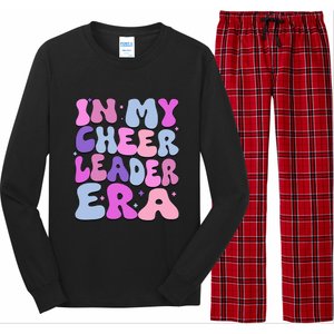 Groovy In My Cheer Coach Era Cheerleader Cheerleading Long Sleeve Pajama Set