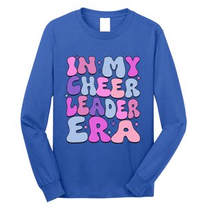 Groovy In My Cheer Coach Era Cheerleader Cheerleading Long Sleeve Shirt