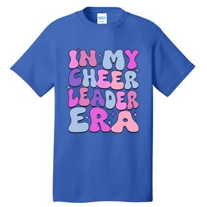 Groovy In My Cheer Coach Era Cheerleader Cheerleading Tall T-Shirt