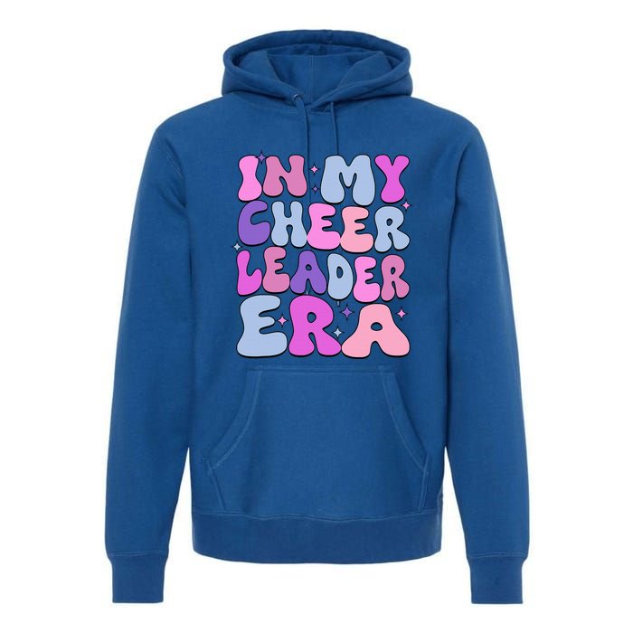 Groovy In My Cheer Coach Era Cheerleader Cheerleading Premium Hoodie