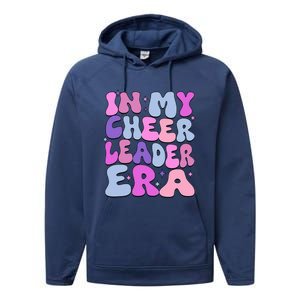 Groovy In My Cheer Coach Era Cheerleader Cheerleading Performance Fleece Hoodie