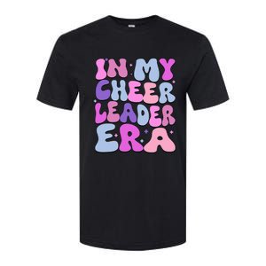 Groovy In My Cheer Coach Era Cheerleader Cheerleading Softstyle CVC T-Shirt