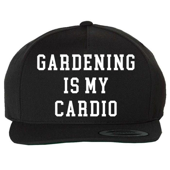 Gardening Is My Cardio Wool Snapback Cap