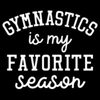 Gymnastics Is My Favorite Season Sports Lovers Game Day Gift Button