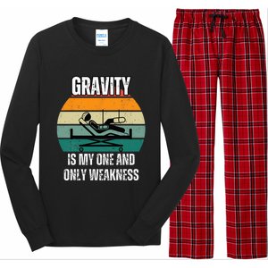 Gravity Is My One And Only Weakness Broken BoneInjury Long Sleeve Pajama Set