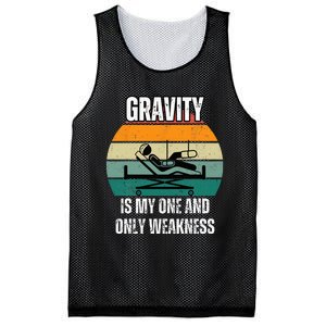 Gravity Is My One And Only Weakness Broken BoneInjury Mesh Reversible Basketball Jersey Tank