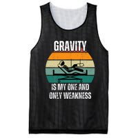 Gravity Is My One And Only Weakness Broken BoneInjury Mesh Reversible Basketball Jersey Tank