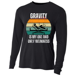 Gravity Is My One And Only Weakness Broken BoneInjury Cooling Performance Long Sleeve Crew