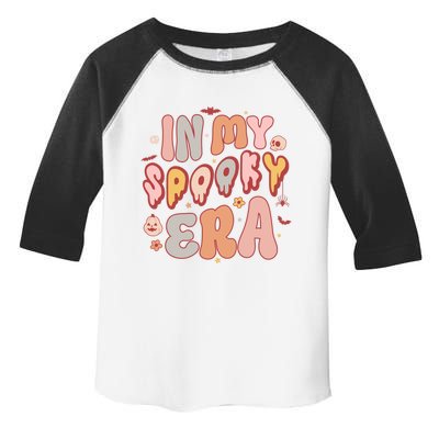 Groovy In My Spooky Era Halloween Gift Toddler Fine Jersey T-Shirt