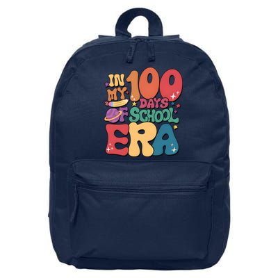 Groovy In My 100 Days Of School Era 16 in Basic Backpack