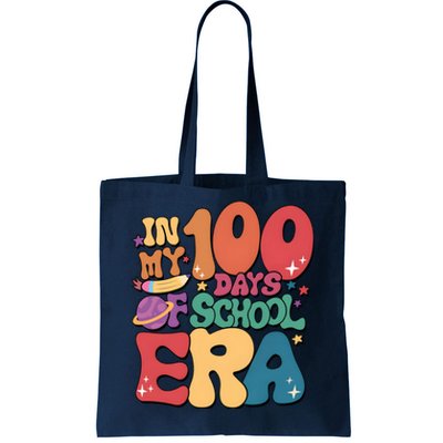 Groovy In My 100 Days Of School Era Tote Bag