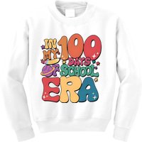 Groovy In My 100 Days Of School Era Kids Sweatshirt