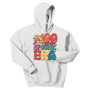 Groovy In My 100 Days Of School Era Kids Hoodie