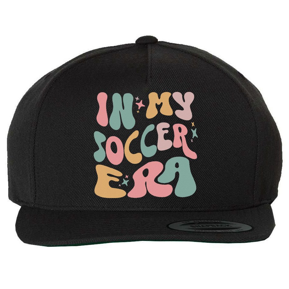 Groovy In My Soccer Era Cute Wool Snapback Cap