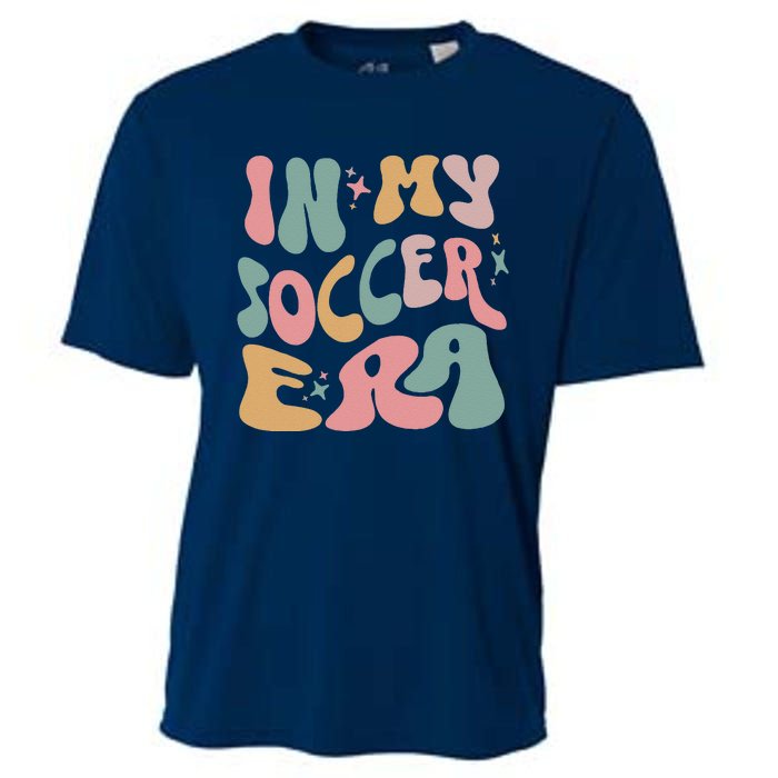 Groovy In My Soccer Era Cute Cooling Performance Crew T-Shirt