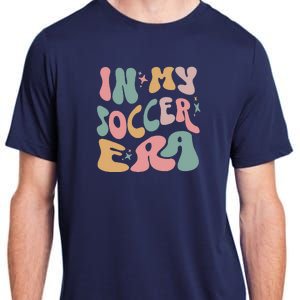 Groovy In My Soccer Era Cute Adult ChromaSoft Performance T-Shirt