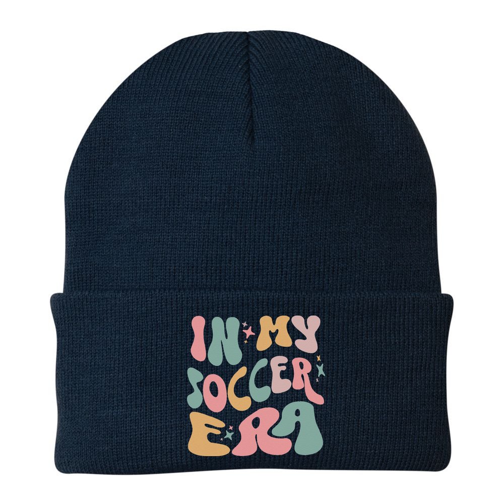 Groovy In My Soccer Era Cute Beanie