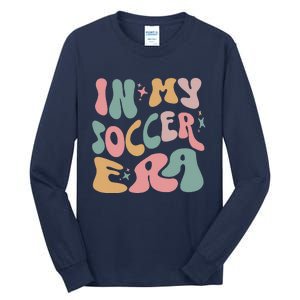 Groovy In My Soccer Era Cute Tall Long Sleeve T-Shirt