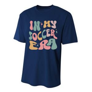 Groovy In My Soccer Era Cute Performance Sprint T-Shirt