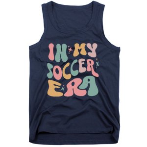 Groovy In My Soccer Era Cute Tank Top