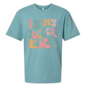 Groovy In My Soccer Era Cute Sueded Cloud Jersey T-Shirt