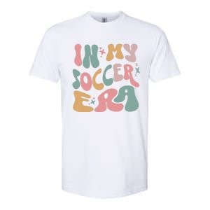 Groovy In My Soccer Era Cute Softstyle CVC T-Shirt