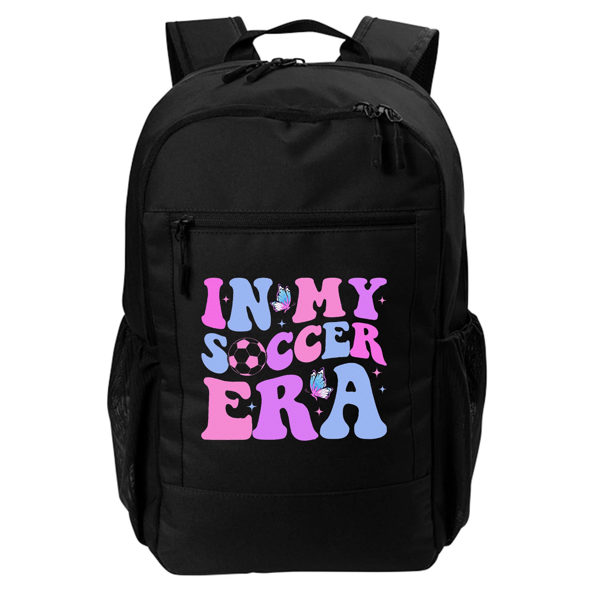 Groovy In My Soccer Era Soccer Player Cute Backpack