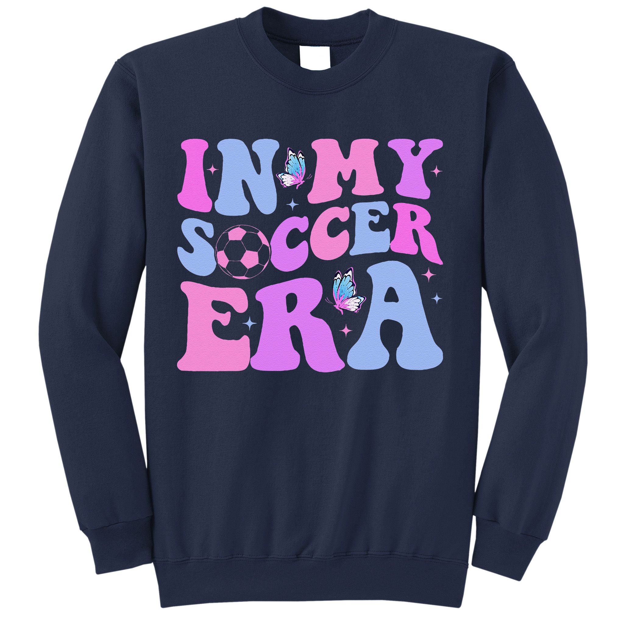 Groovy In My Soccer Era Soccer Player Cute Sweatshirt