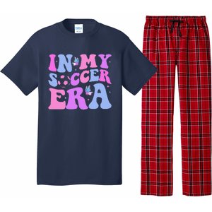 Groovy In My Soccer Era Soccer Player Cute Pajama Set