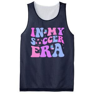 Groovy In My Soccer Era Soccer Player Cute Mesh Reversible Basketball Jersey Tank