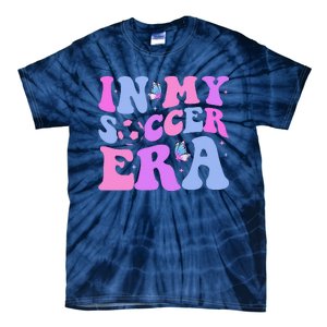 Groovy In My Soccer Era Soccer Player Cute Tie-Dye T-Shirt