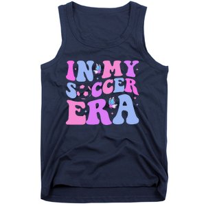 Groovy In My Soccer Era Soccer Player Cute Tank Top