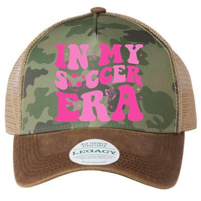 Groovy In My Soccer Era Soccer Player Legacy Tie Dye Trucker Hat