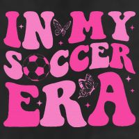 Groovy In My Soccer Era Soccer Player Garment-Dyed Fleece Hoodie