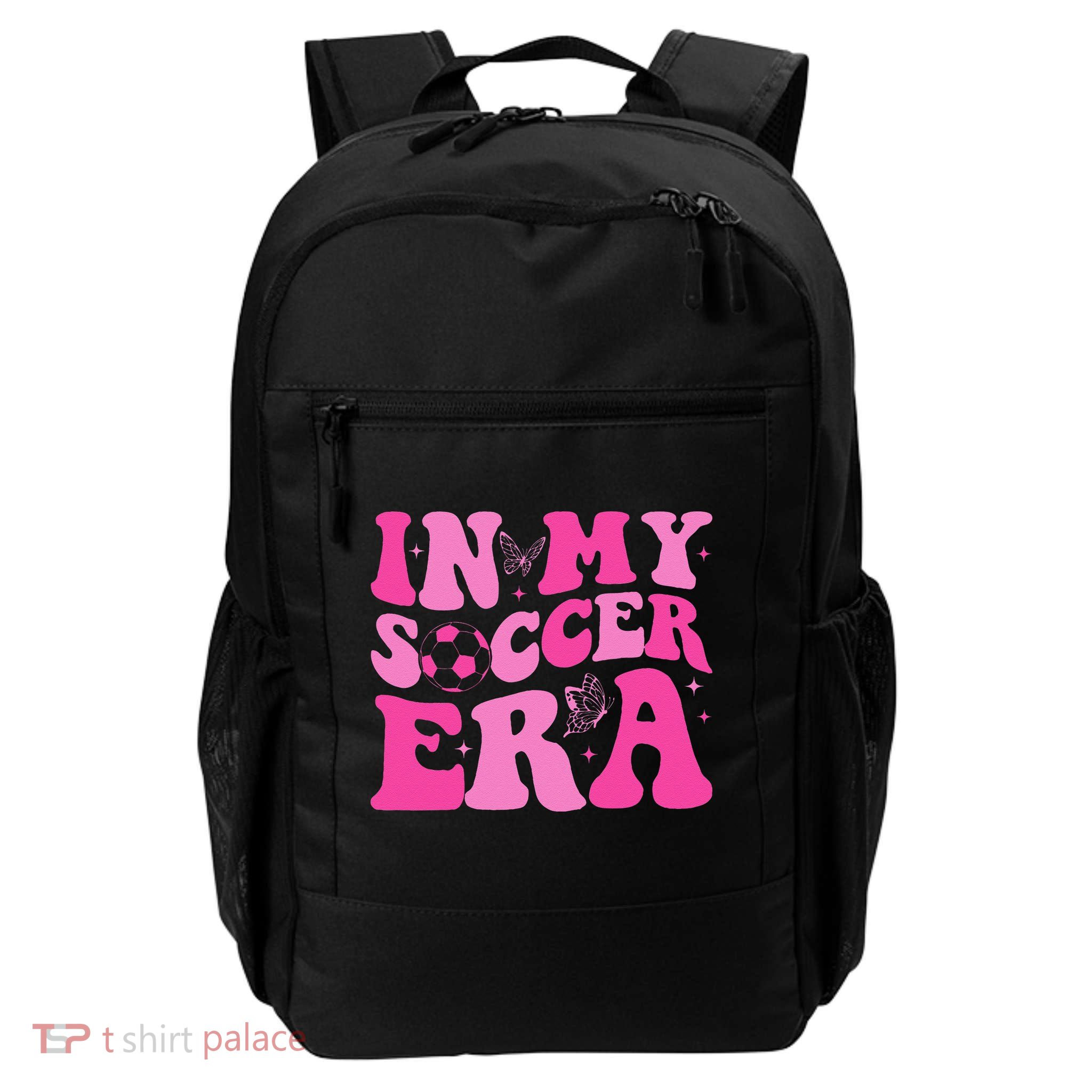 Groovy In My Soccer Era Soccer Player Backpack