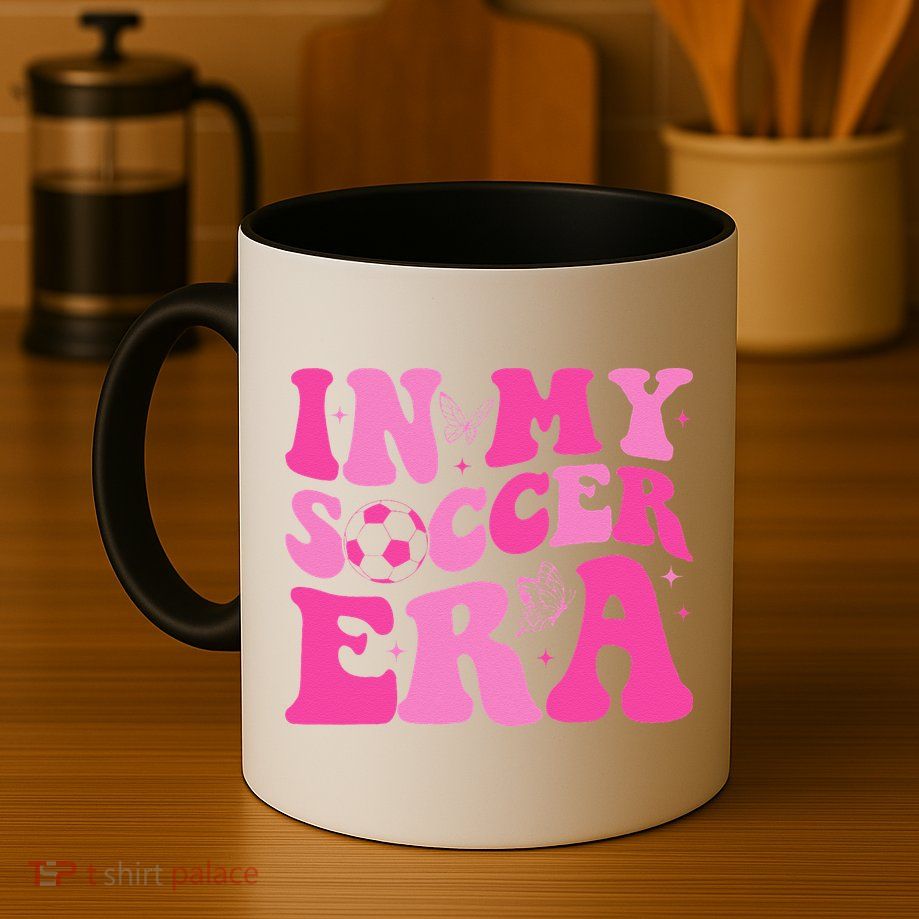 Groovy In My Soccer Era Soccer Player Mug