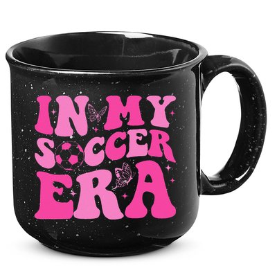 Groovy In My Soccer Era Soccer Player 15oz Campfire Ceramic Mug