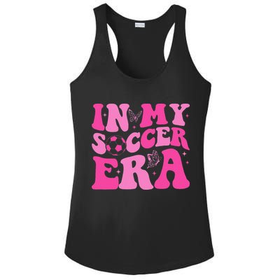 Groovy In My Soccer Era Soccer Player Ladies PosiCharge Competitor Racerback Tank
