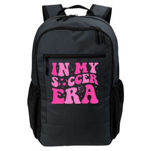 Groovy In My Soccer Era Soccer Player Daily Commute Backpack