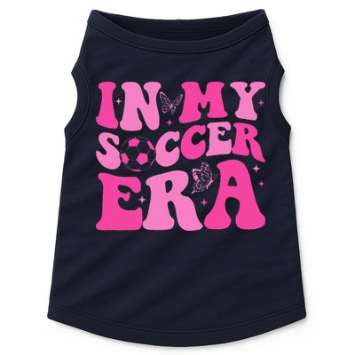 Groovy In My Soccer Era Soccer Player Doggie Tank