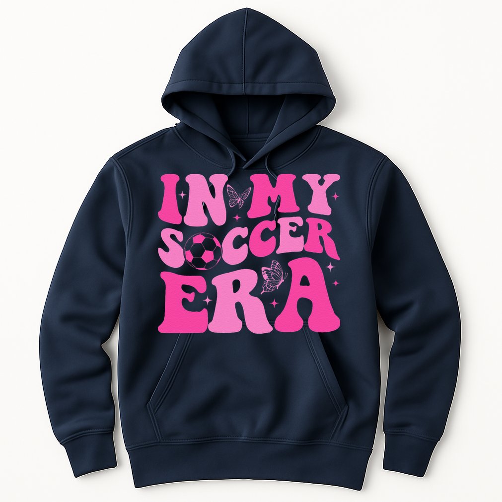 Groovy In My Soccer Era Soccer Player Hoodie