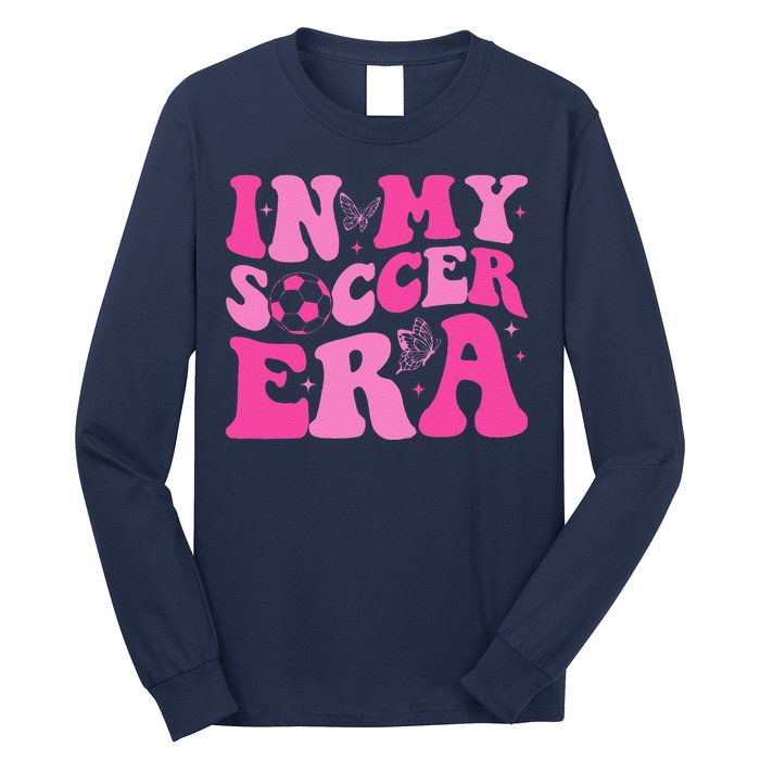 Groovy In My Soccer Era Soccer Player Long Sleeve Shirt