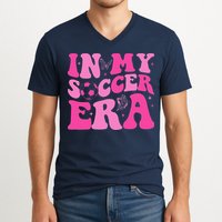 Groovy In My Soccer Era Soccer Player V-Neck T-Shirt