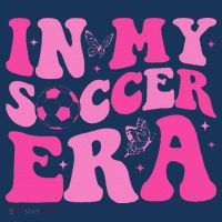 Groovy In My Soccer Era Soccer Player Button