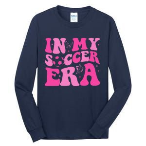 Groovy In My Soccer Era Soccer Player Tall Long Sleeve T-Shirt