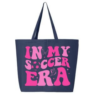 Groovy In My Soccer Era Soccer Player 25L Jumbo Tote